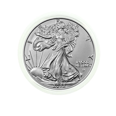 Dollar or Round Air-Tite Black Coin Display Case Presentation Box Silver Eagle 