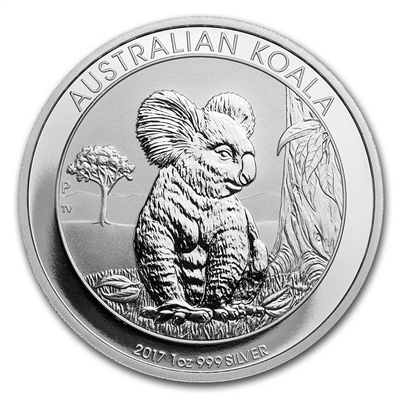 Details about   2017 Australia Koala 1 troy oz .999 Fine Silver Coin One Dollar Kangaroo Privy 